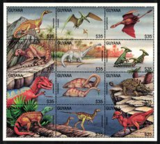 GUYANA 1996 - Dinozauri
